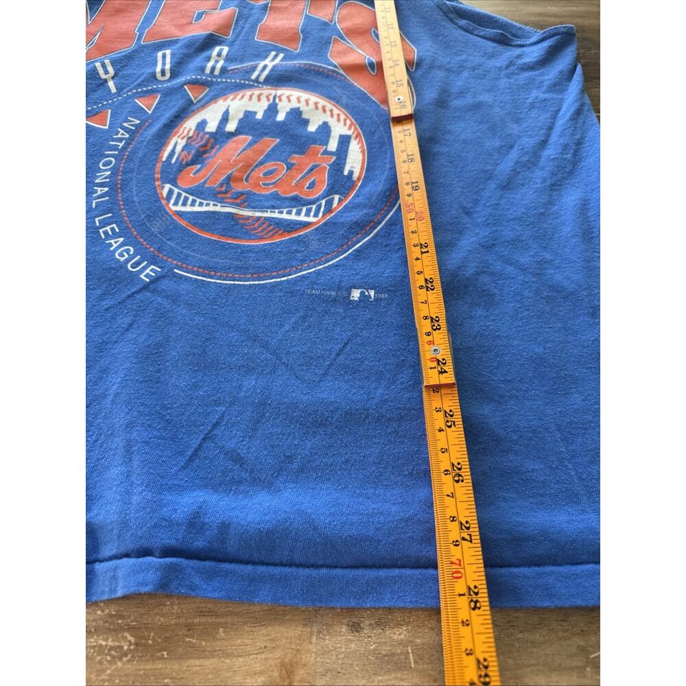 New York Mets 1993 Tank Top Hanes Heavyweight USA Made 100% Cotton Vintage - Picture 5 of 7